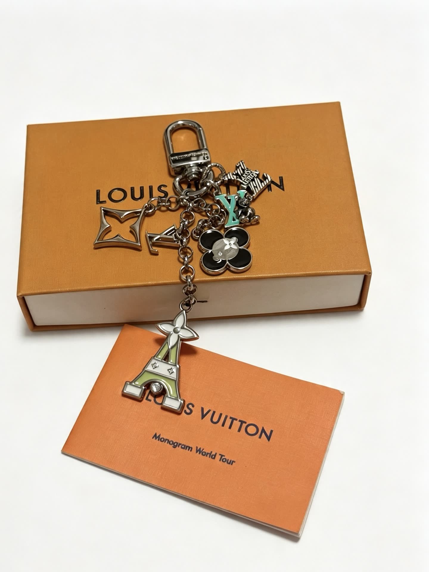 Louis Vuitton Monogram Eiffel Tower Keychain
